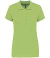 KB255 K255 Kariban Ladies Short Sleeve Piqué Polo Shirt Lime Green colour image